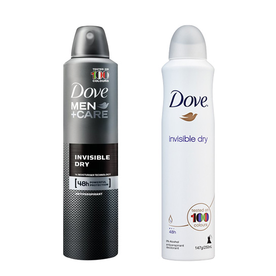 Carry vier keer charme 6x Dove deodorant voor mannen en vrouwen met 47% KORTING