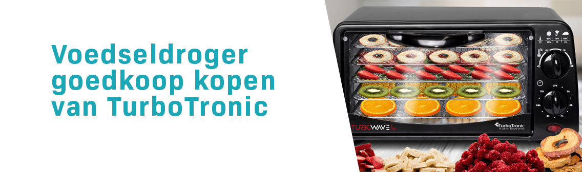ondernemen Grens Uithoudingsvermogen Voedseldroger goedkoop kopen van TurboTronic - Webshop-outlet.nl |  Aanbiedingen tegen OUTLET prijzen!