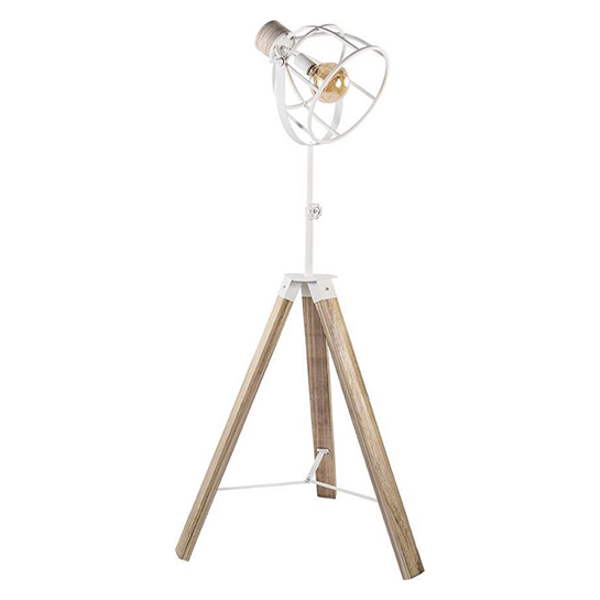 Voldoen Ass massa Staande lamp 175cm hoog - Brilliant Matrix driepoot Wit hout/metaal -  Webshop-outlet.nl | Aanbiedingen tegen OUTLET prijzen!