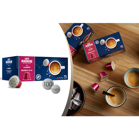 stof in de ogen gooien Pas op Pelmel 100x koffiecups voor het Nespresso apparaat van Magnani - Webshop-outlet.nl  | Aanbiedingen tegen OUTLET prijzen!