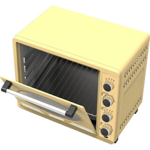 TurboTronic Retro RVS Elektrische Oven 35L 1600W EV35R