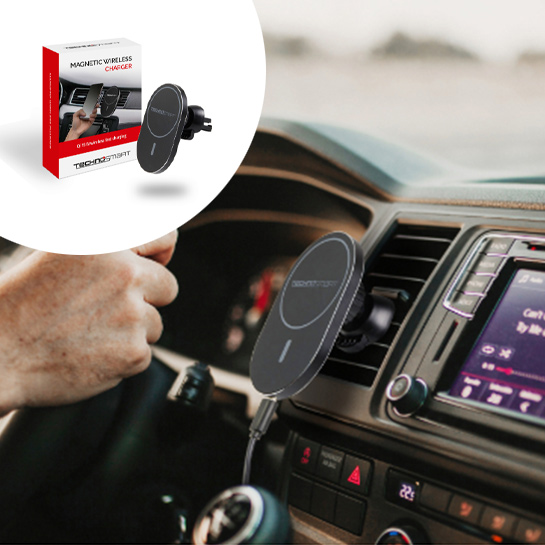 lezer waarschijnlijkheid stereo Technosmart - Draadloze auto oplader - Webshop-outlet.nl | Aanbiedingen  tegen OUTLET prijzen!