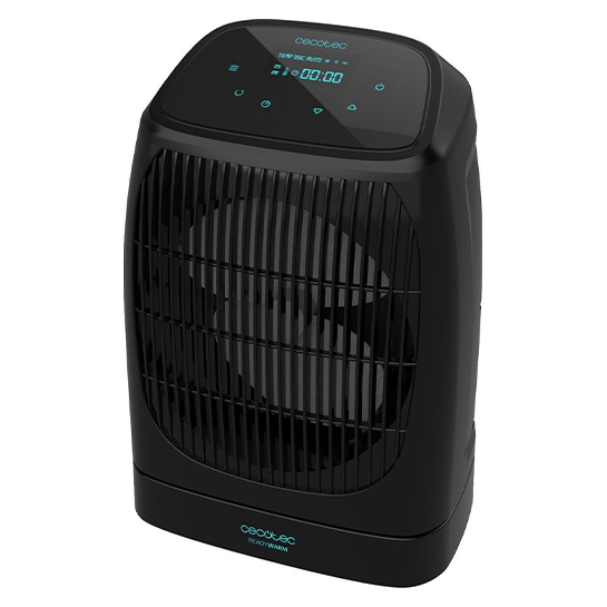 Cecotec - Calentador Eléctrico Ventilador - Calefacción Independiente -  Negro - 9600 
