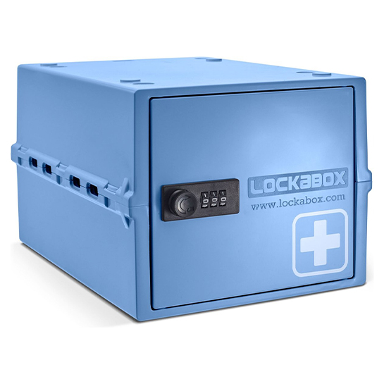 Boîte à pharmacie s métal bleu nuit MEDICINE BOX