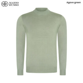 Mario Russo Turtle Neck Agave Green