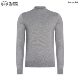 Mario Russo Turtle Neck Antraciet