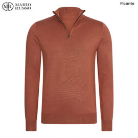 Mario Russo Zip Pullover Picante