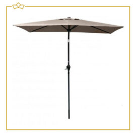 Attrezzo Parasol Met Hoes Taupe