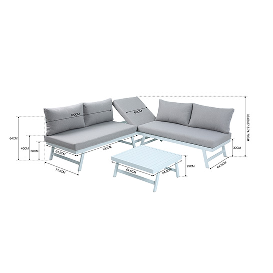 Intimo Garden Max Loungeset Wit6