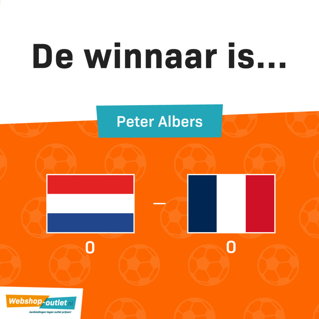 Winnaar Nederland Frankrijk1