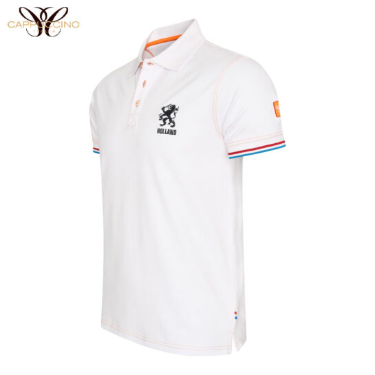 Cappuccino Holland Polo Wit