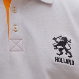 Cappuccino Holland Polo Wit1