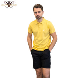 Cappuccino Polo Plain Yellow1