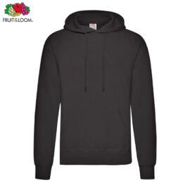 Fruit Of The Loom Classic Hoodie Black