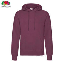 Fruit Of The Loom Classic Hoodie Burgundy