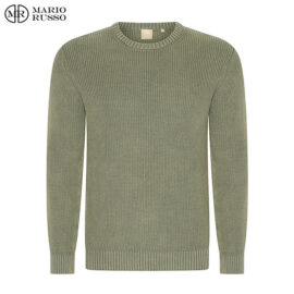 Mario Russo Rib Sweater Agave