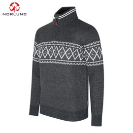 Norlund Noorse Half Zip Trui Grey