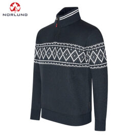 Norlund Noorse Half Zip Trui Navy