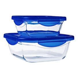 Pyrex Cook & Go Schaal Vierkant 2 Stuks