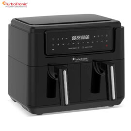 Turbotronic Af118 Dubbele Airfryer Xl Black