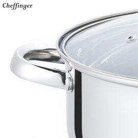 Cheffinger Rvs 12 Delige Pannenset1