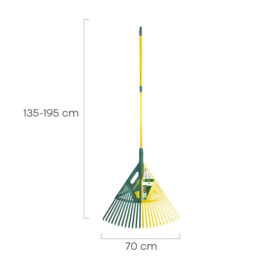 Gardirex Bladhark Met Telescopische Steel3