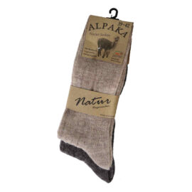 Pack Alpaca Socks Slim Goods Beige Brown