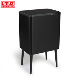 Umuzi Cleaning Prullenbak Push Bin 36l Black1