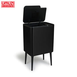 Umuzi Cleaning Prullenbak Push Bin 36l Black2