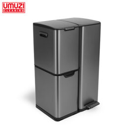 Umuzi Cleaning Prullenbak Soft Close 60l Metal