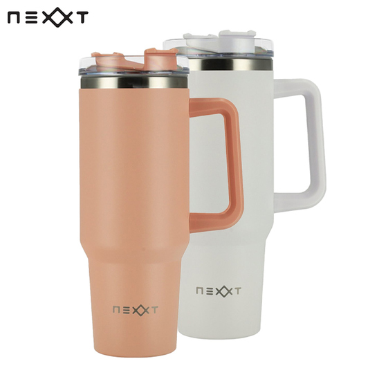 Nexxt Thermosbeker Met Rietje Wit En Roze